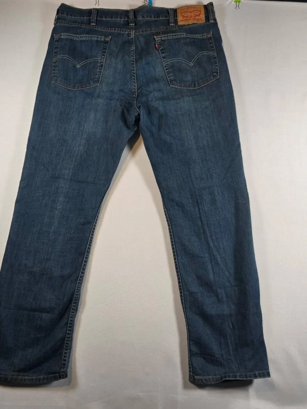 Levi's 514 Men's Jeans 38x30 Straight Fit Medium Wash Stretch Blue Denim